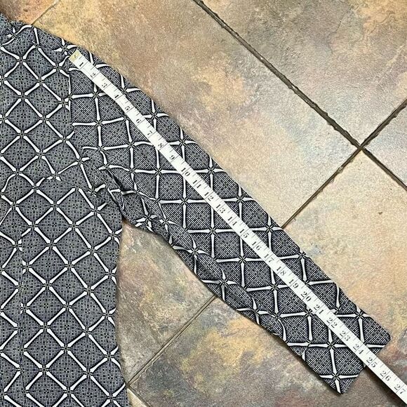 George Me By Mark Eisen Plaid Ruffle Button Down Blouse XL - Picture 8 of 12